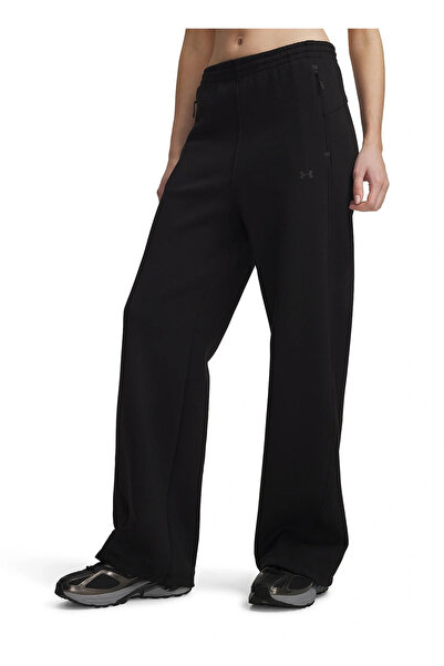 Under Armour 6013522-008 Unstoppable Flc Open Pa Siyah Kadın Sweatpant