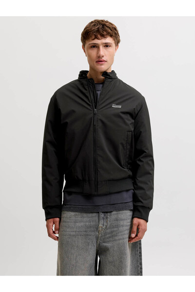 Jack & Jones Jjebrooklyn Bomber Sn Black Men's Jacket 12298825