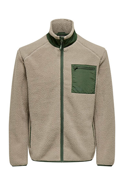Only & Sons Onsdallas Life Sherpa Jacket Yeşil Erkek Ceket 22025599