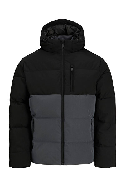 Jack & Jones معطف Jjebecks Puffer Sn باللون الأسود والرمادي للرجال 12298858