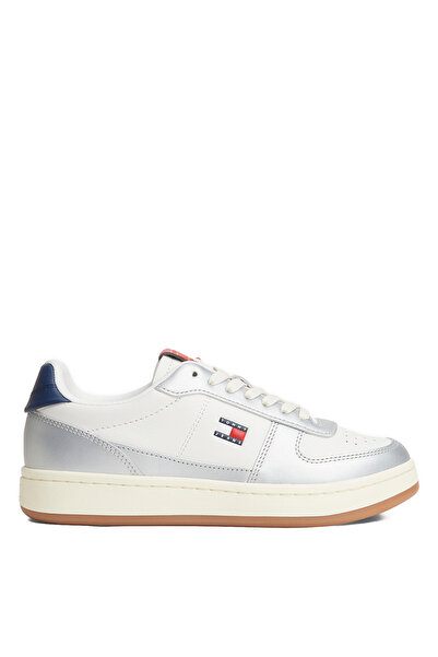 Tommy Hilfiger Beyaz Kadın Sneaker ARCHIVE '98 METALLIC