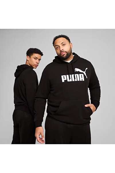 Puma Essential No. 1 Logo Men's Black Casual Style Sweatshirt
