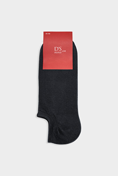 D'S Damat Ds Damat Anthracite Cotton Sports Sneaker Socks