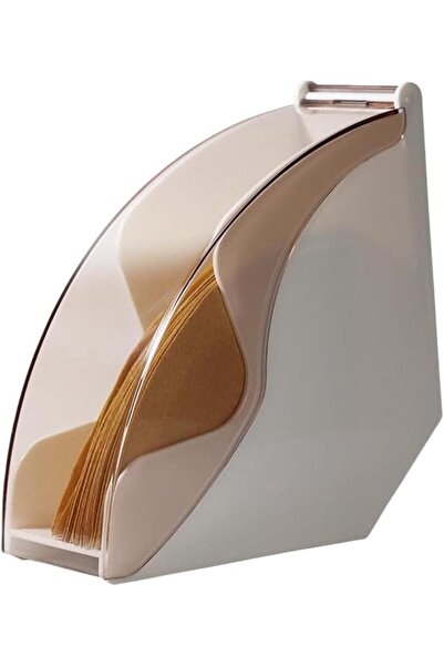 TRASSLE Coffee Filter Holder,Coffee Filter Box with Cover,Filter Storage for ...