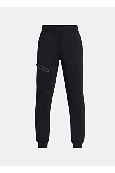 Under Armour Siyah Erkek Çocuk Sweatpant 1386689-001-UA B Unstoppable Flc Jo