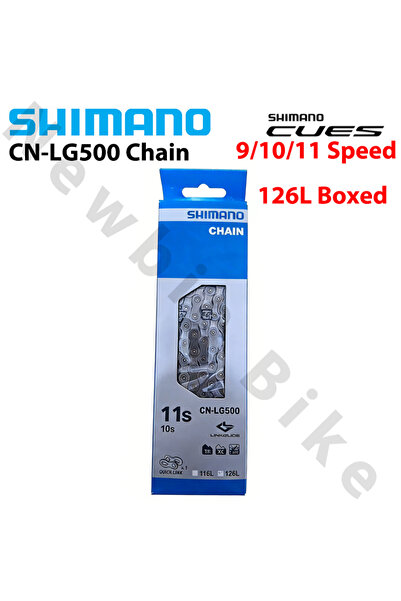 Choice 126L Boxed SHIMANO CUES 9S 10S 11Speed LINKGLIDE Chain CN-LG500 116L 1...