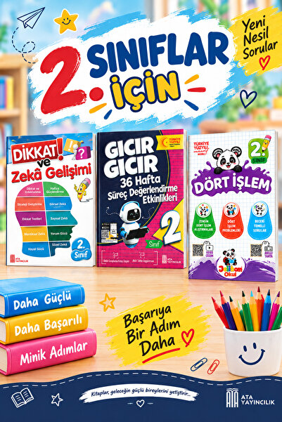 Ata Yayıncılık 2. Sınıf Gıcır 36 Hafta Süreç Değerlendirme Etkinlikleri+Dikka...