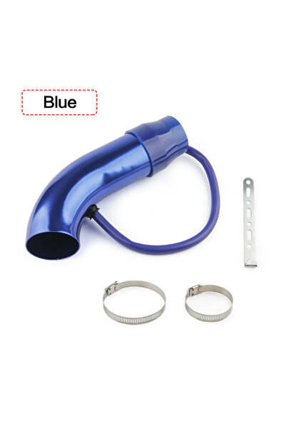 Choice Blue Universal Alumimum 3'' 75mm Car Cold Air Intake System Turbo Indu...