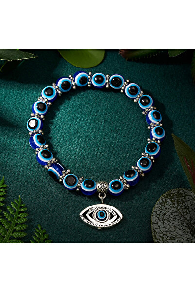 RINHOO FRIENDSHIP 15BD122-5 Classic Turkish Lucky Evil Eye Bracelets for Men ...