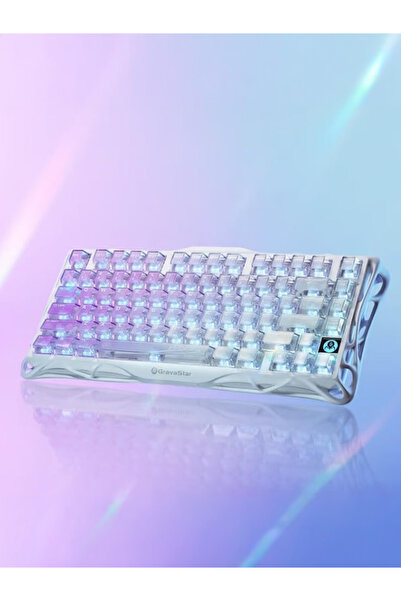 Gravastar لوحة مفاتيح ميركوري K1 لايت 75% ميكانيكية لاسلكية للألعاب (النسخة العربية)