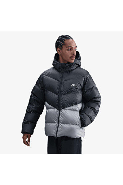 Nike Windrunner Statement Jacket Erkek Gri Mont