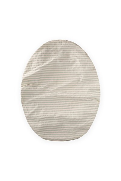 Cigit Muslin Bottom Cover Liquid-Proof 45X70 cm Mint Thick Striped