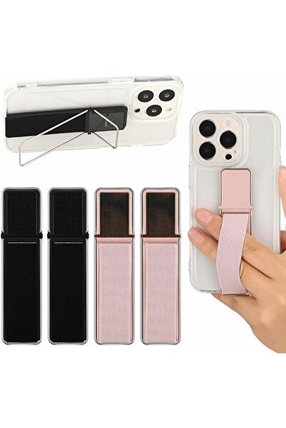 NALACAL Phone Grip, 4 Pieces Strap Telescopic Phone Kickstand Elastic Finger ...