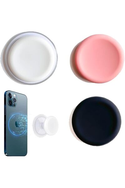 Sumlache 1 pcs Phone Grips + 2 pcs Silicone Covers for PopSocket PopTop，PopSo...