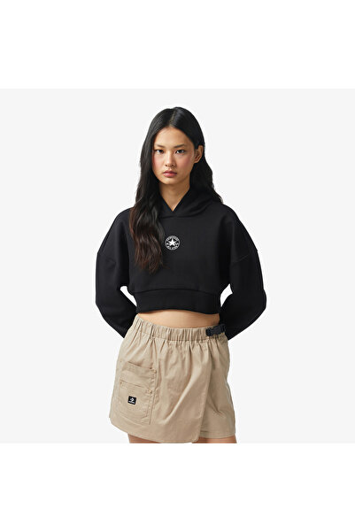 Converse Kadın Siyah Sweatshirt