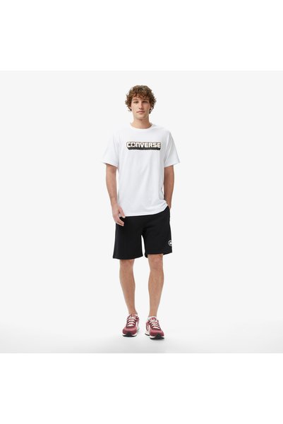 Converse شورت أسود للرجال