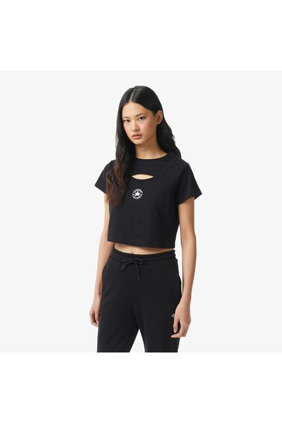 Converse Kadın Siyah T-Shirt