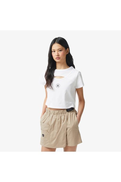 Converse Kadın Beyaz T-Shirt