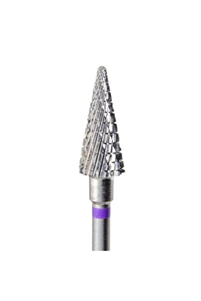 GIRLS CORNER Cap de freza / Bit profesional conic pentru gel / underrefill - mov