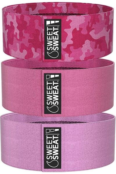 Sports Research Sweet Sweat Mini Loop Resistance Bands - Set of 5 | Exercise ...
