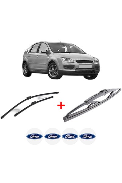 Bosch Set de 3 ștergătoare FORD FOCUS II (DA_, HCP, DP) 2004 - 2012, pentru p...
