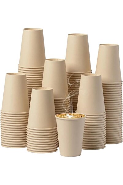YHRY Paper Cups 9 Oz Coffee Cups, Hot Beverage Paper Cups, Disposable Coffee ...