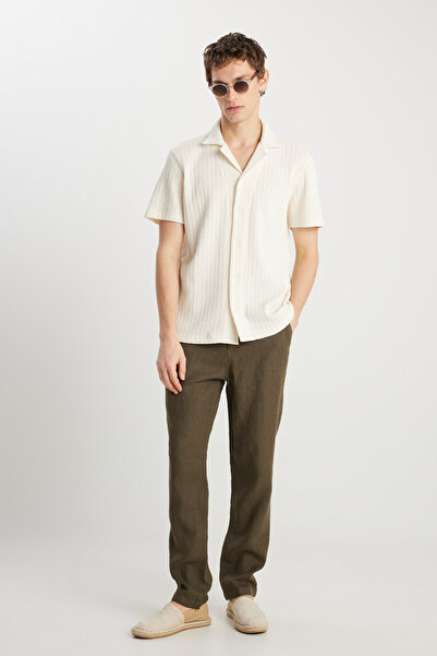 WRANGLER Chino Men's Linen Trousers W 2510479801