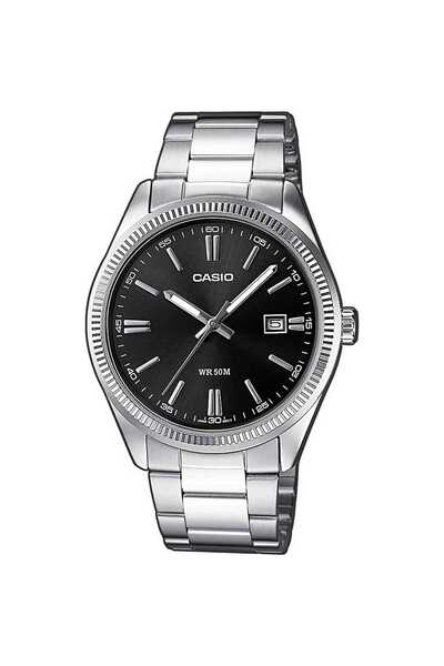 Casio Ρολόι με Μεταλλικό Μπρασελέ σε Ασημί χρώμα MTP-1302PD-1A1VEF