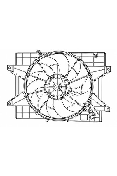Generic Brand Jetour X70 Cooling Fan