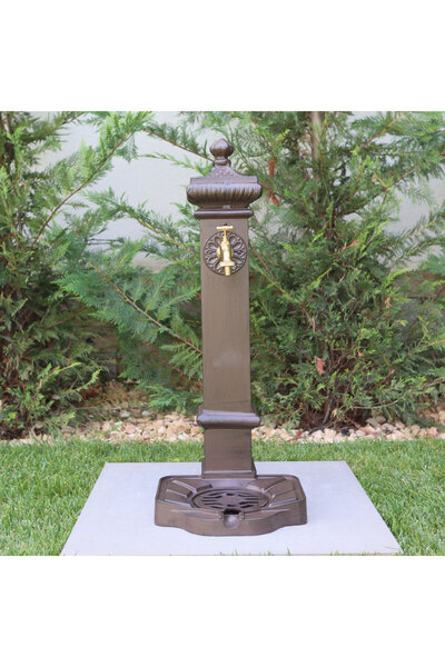 Kala Garden Cișmea de grădină aluminiu Lara, maro