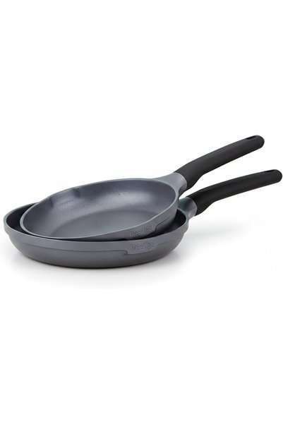 Prestige Essentials 4x Ultra Touch Twin Fry Pan Set | Non-Stick Granite Coate...