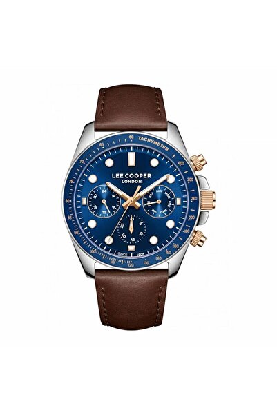 Lee Cooper με καφέ δερμάτινο λουράκι LC08233.392 -