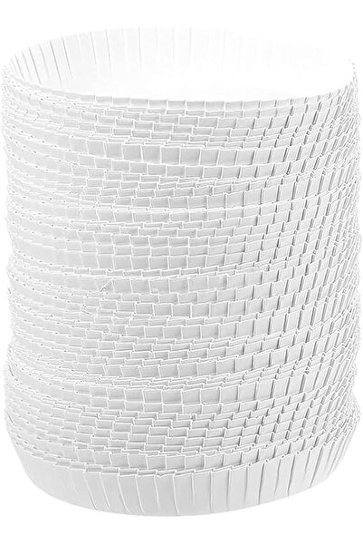 LUOXUN Disposable Paper Cup Lids, Pack of 100 Covers for Hot Cups, Recycled D...