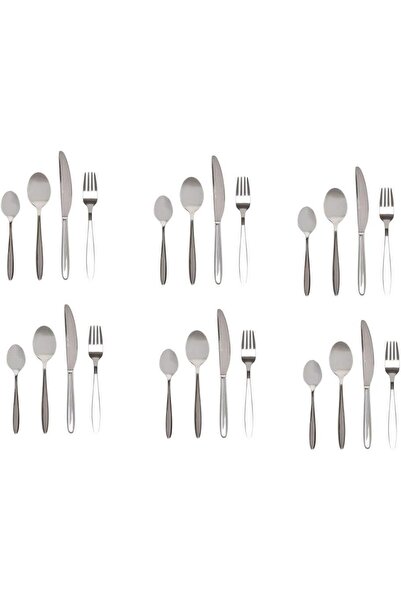 Winsor 24-Piece Stainless Steel Cutlery Set with Stand WR3000-24