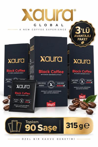 XAURA GLOBAL Black Coffee 30 pcs 105 g 3 Adet
