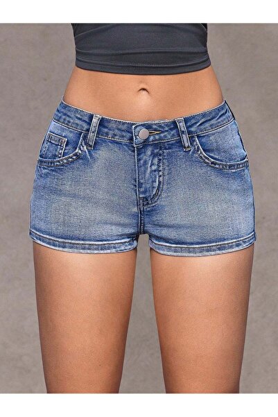 Sheya Jeans shorts, blue - 27