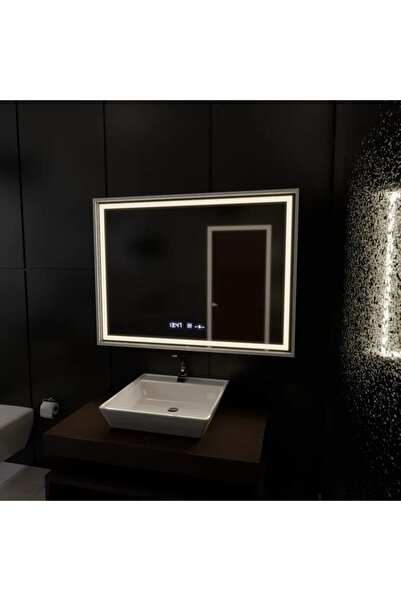 Flippy Oglinda LED Rectangulara, 80x60cm, Verite Imperial Silver Motion Glow ...