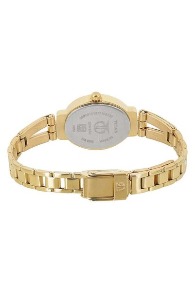 Titan Champagne Dial Analog Watch for Women