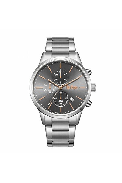 Lee Cooper Ρολόι με ασημένιο μπρασελέ LC08042.360