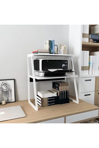 XICEN Desktop Printer Stand, 3 Tier Large Size High Capacity Storage Shelves,...