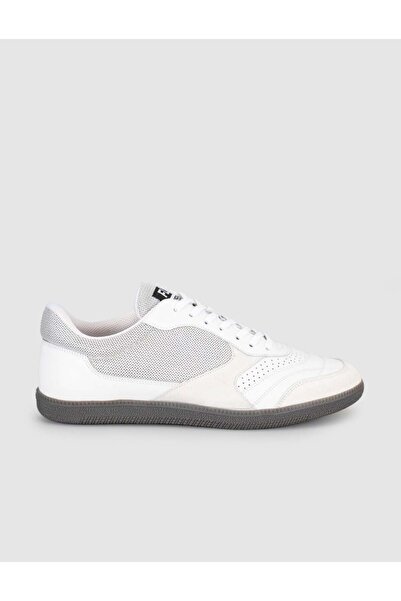 Cabani White Genuine Leather Men's Sneakers