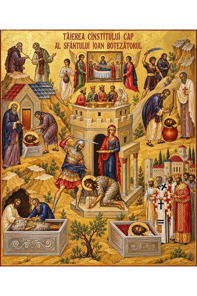 OEM Icon of the Beheading of Saint John the Baptist