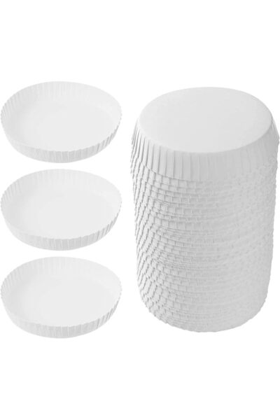 ELECDON 100pcs Disposable Paper Cup Covers, Recycled Paper Drinking Cup Lids ...
