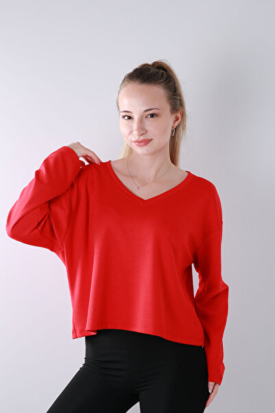 Veni Life Mns -V Neck Long Sleeve Blouse-1719