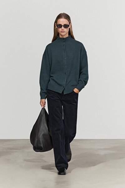 Massimo Dutti %100 kaşmir triko hırka