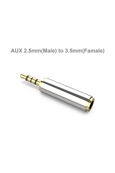 Choice 2.5mm(M) to 3.5mm(F) 3.5/2.5mmMale to 2.5/3.5mmFemale Jack Stereo Conn...