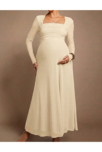 Evendi Long dress, Yellow