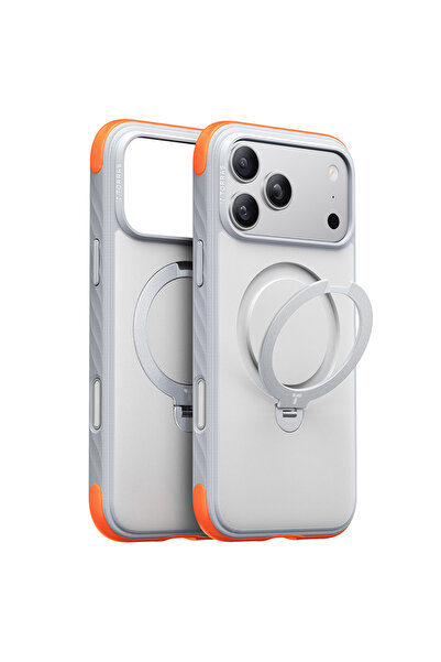 TORRAS Θήκη iPhone 18 Pro Max - Λευκό Ανατολής Ostand Q3 Ανθεκτική