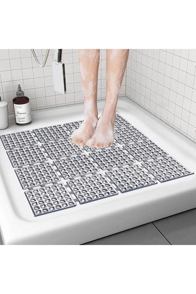 GENERAL Baborech Non-Slip Square Bath Mat 61Cmx61Cm Non-Slip Bathtub Mat