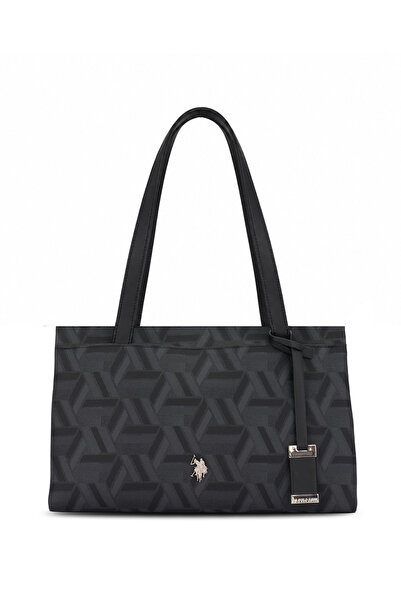U.S. Polo Assn. Black-Black Women's Shoulder Bag Us26517